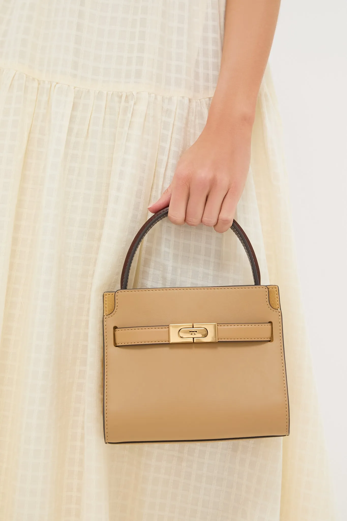 Dark Sand Lee Radziwill Petite Double Bag