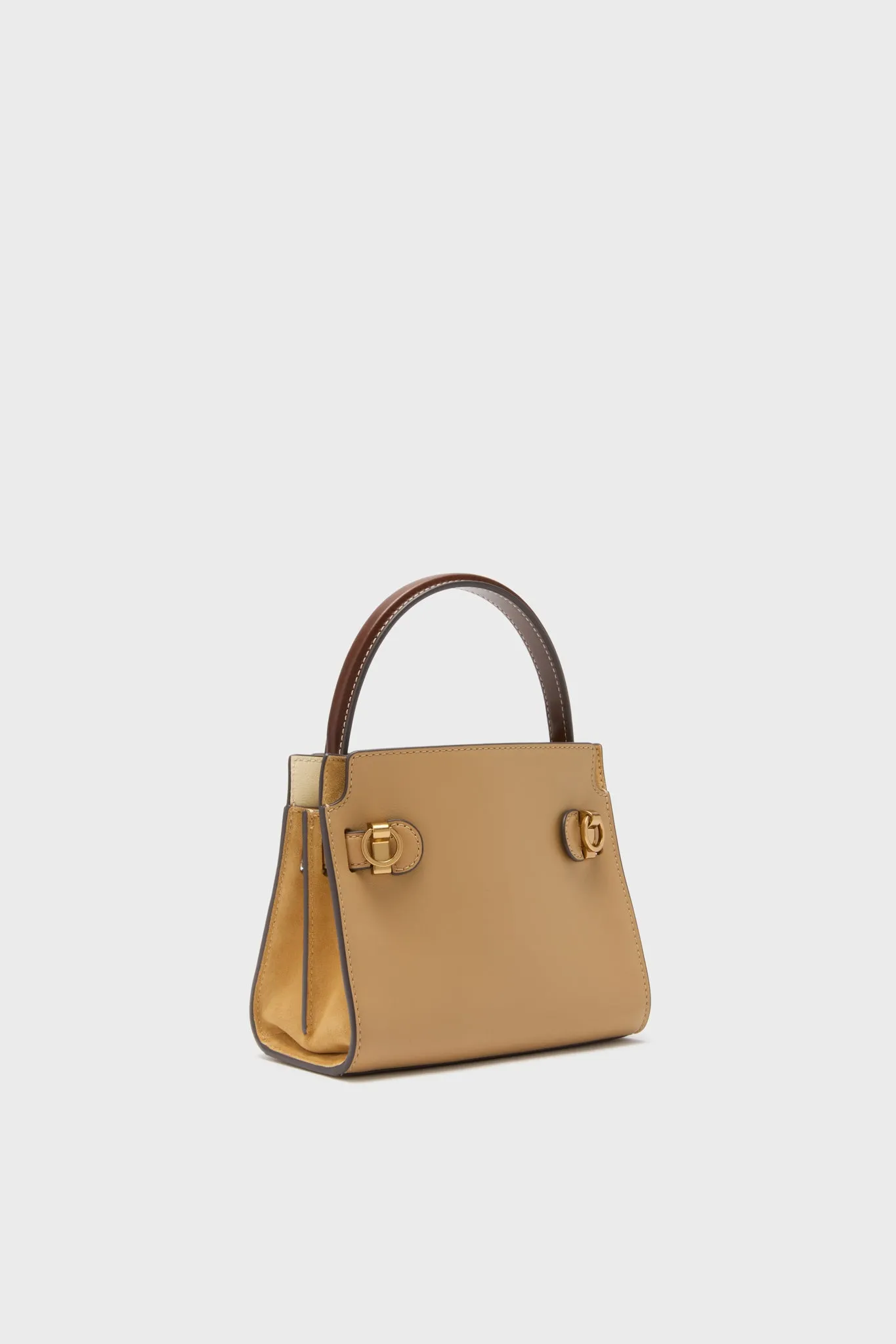 Dark Sand Lee Radziwill Petite Double Bag