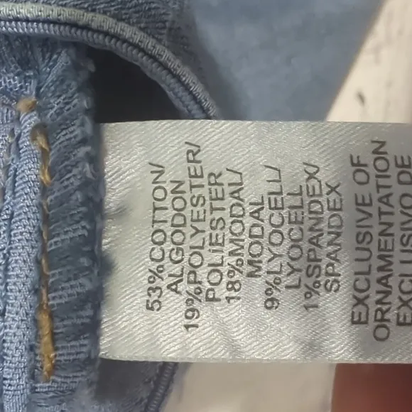 Democracy High Rise Luxe Touch Retro Flare Blue Jeans Size 12