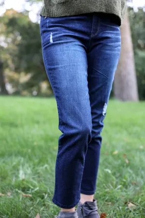Democracy High Rise Skinny Vintage Blue Jeans
