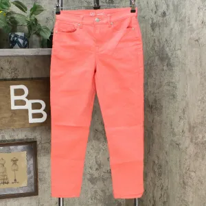 DG2 by Diane Gilman Virtual Stretch Skinny Jeans Coral 8 Petite