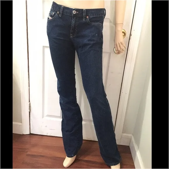 Diesel Vintage Distressed Denim Jeans Straight Leg