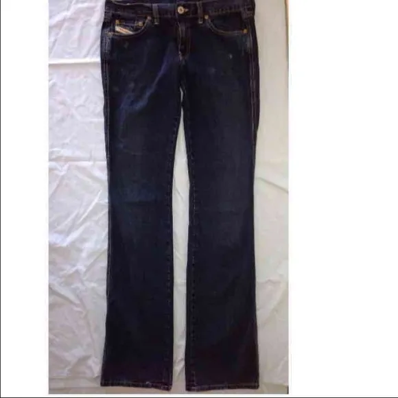 Diesel Vintage Distressed Denim Jeans Straight Leg