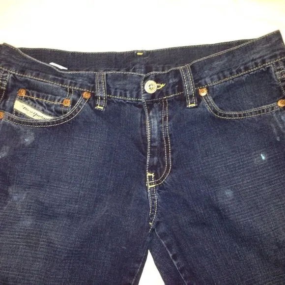 Diesel Vintage Distressed Denim Jeans Straight Leg