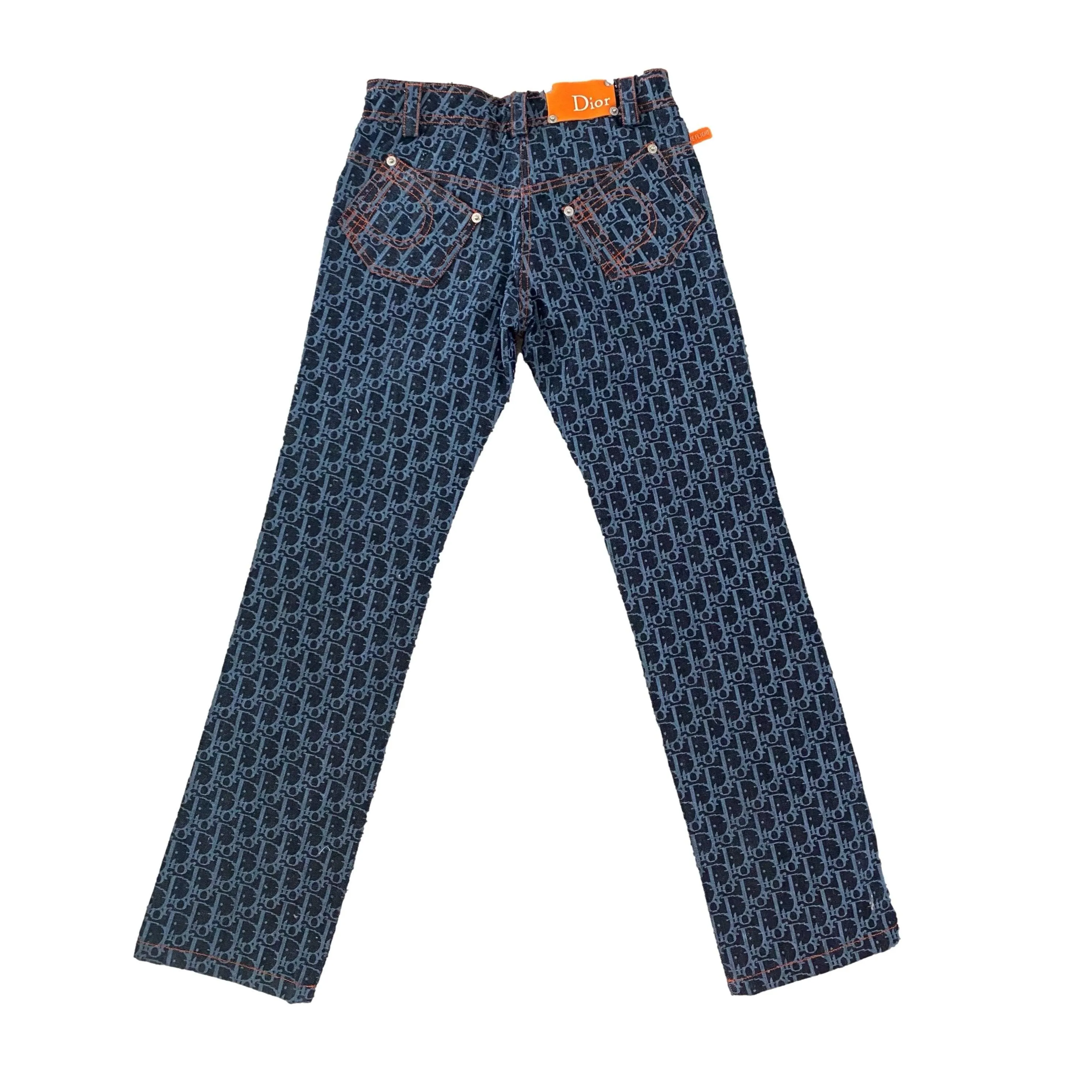 Dior Blue Monogram Jeans