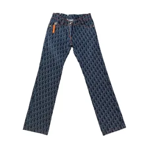 Dior Blue Monogram Jeans