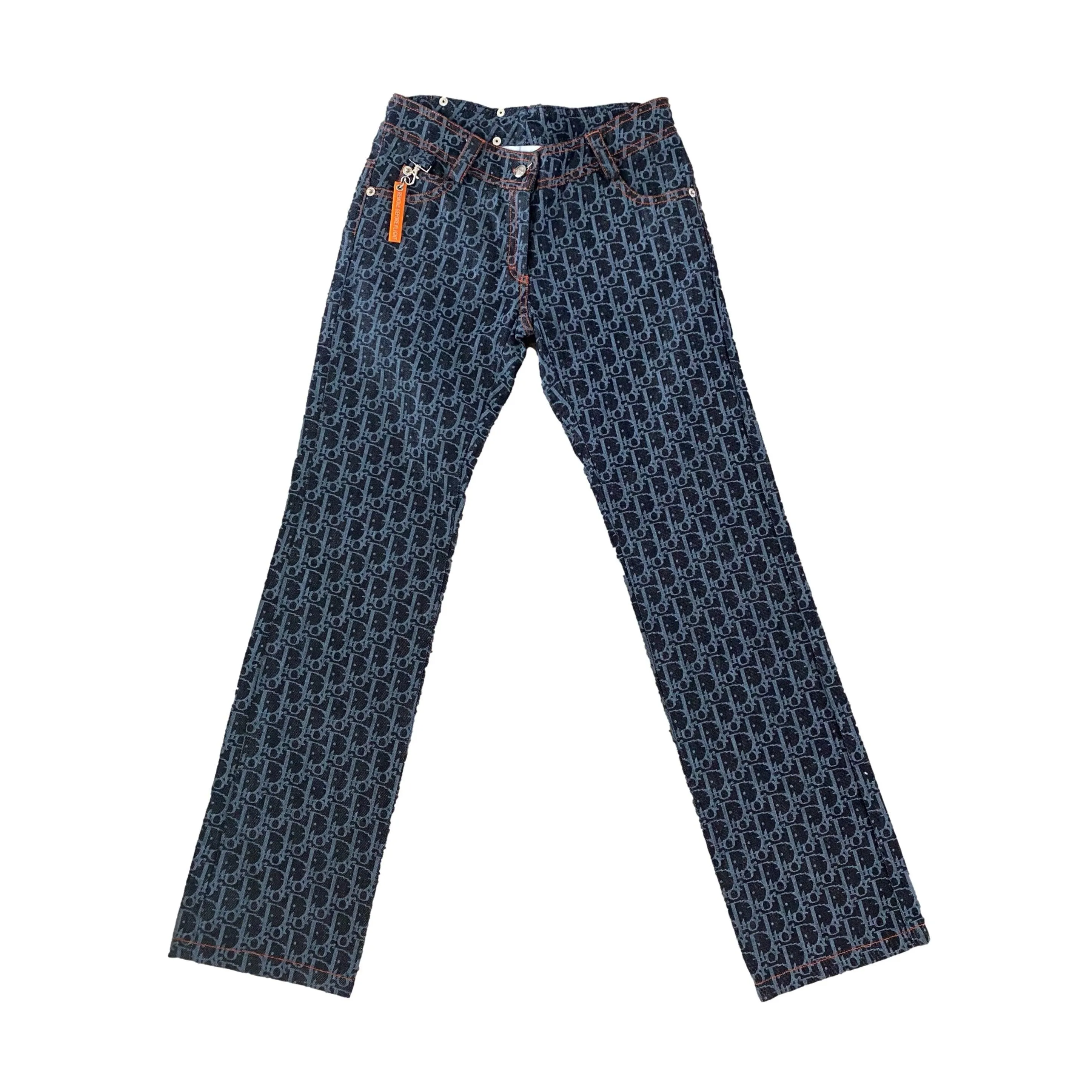 Dior Blue Monogram Jeans