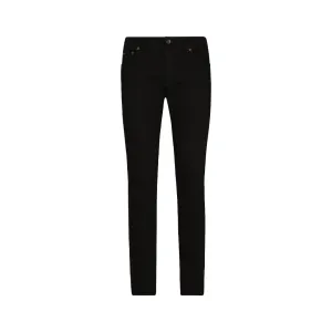DOLCE & GABBANA SLIM -FIT STRETCH JEANS BLACK