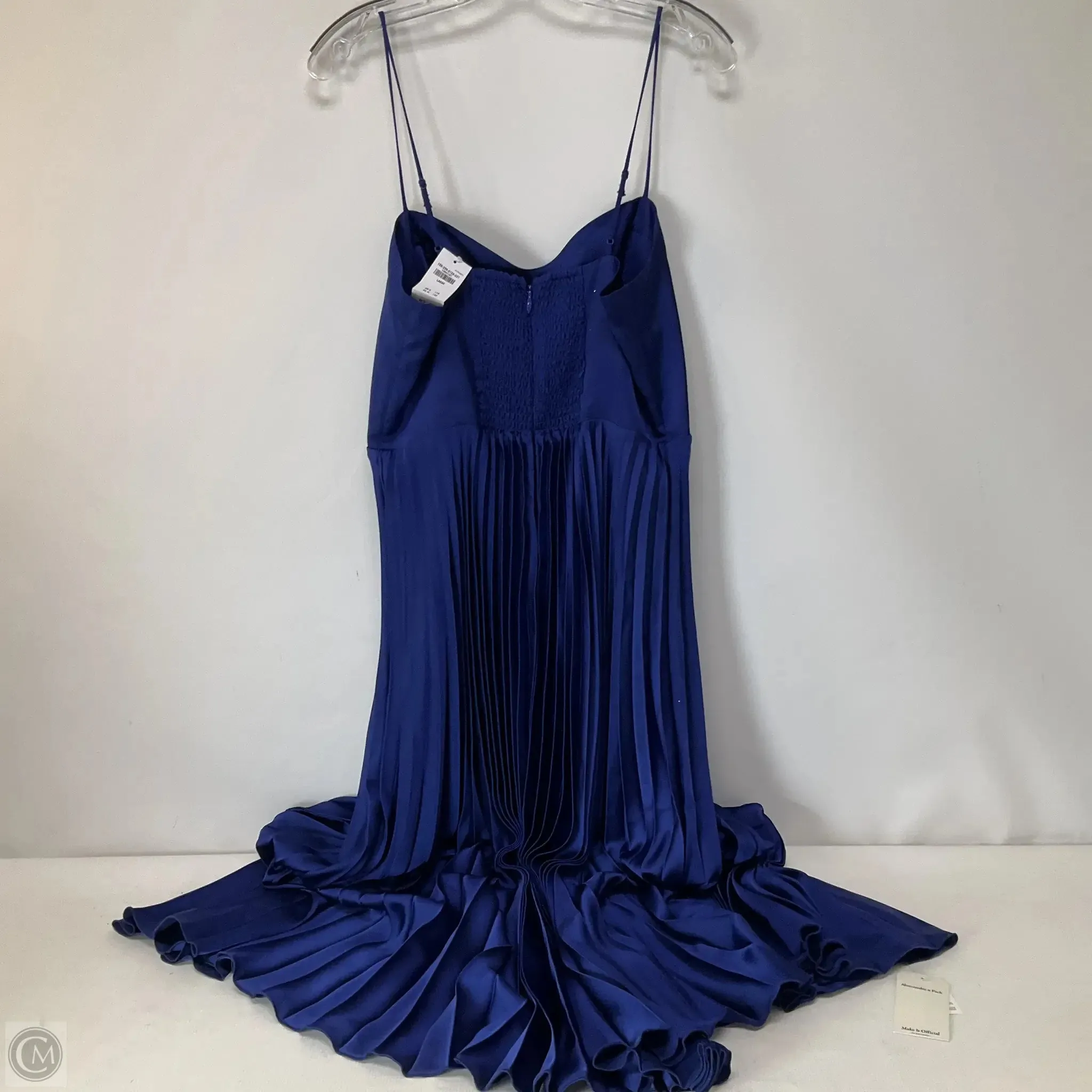 Dress Party Midi By Abercrombie And Fitch In Blue, Size: L