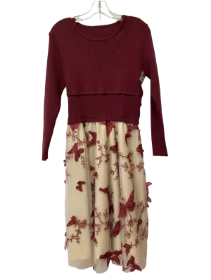 Dress Party Midi By Clothes Mentor  Size: L