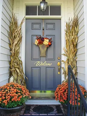 Dried Corn Stalk Bundle - 12 Per Bundle - Corn Shucks - WE DO NOT SHIP TO CALIFORNIA
