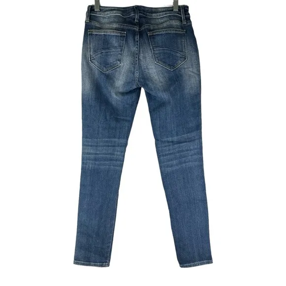 Driftwood Jackie Skinny Jean With Embroidered Geometric Side Stripe Size: 27