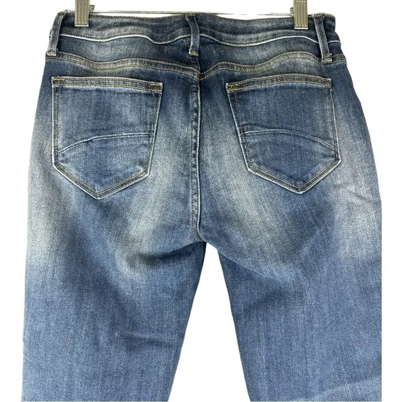 Driftwood Jackie Skinny Jean With Embroidered Geometric Side Stripe Size: 27