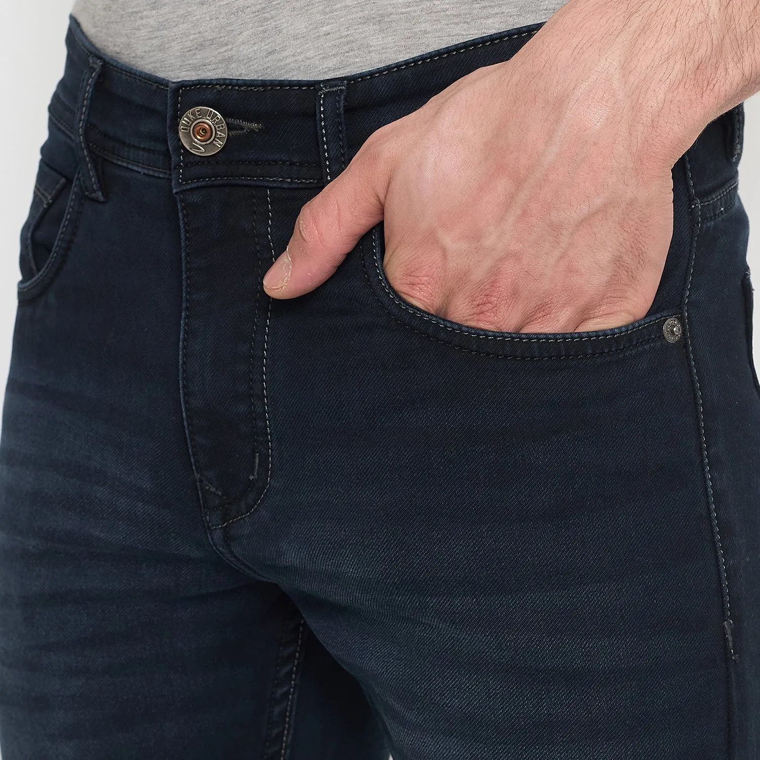 Duke Urban Men Slim Fit Stretchable Jeans (SDD5730S)