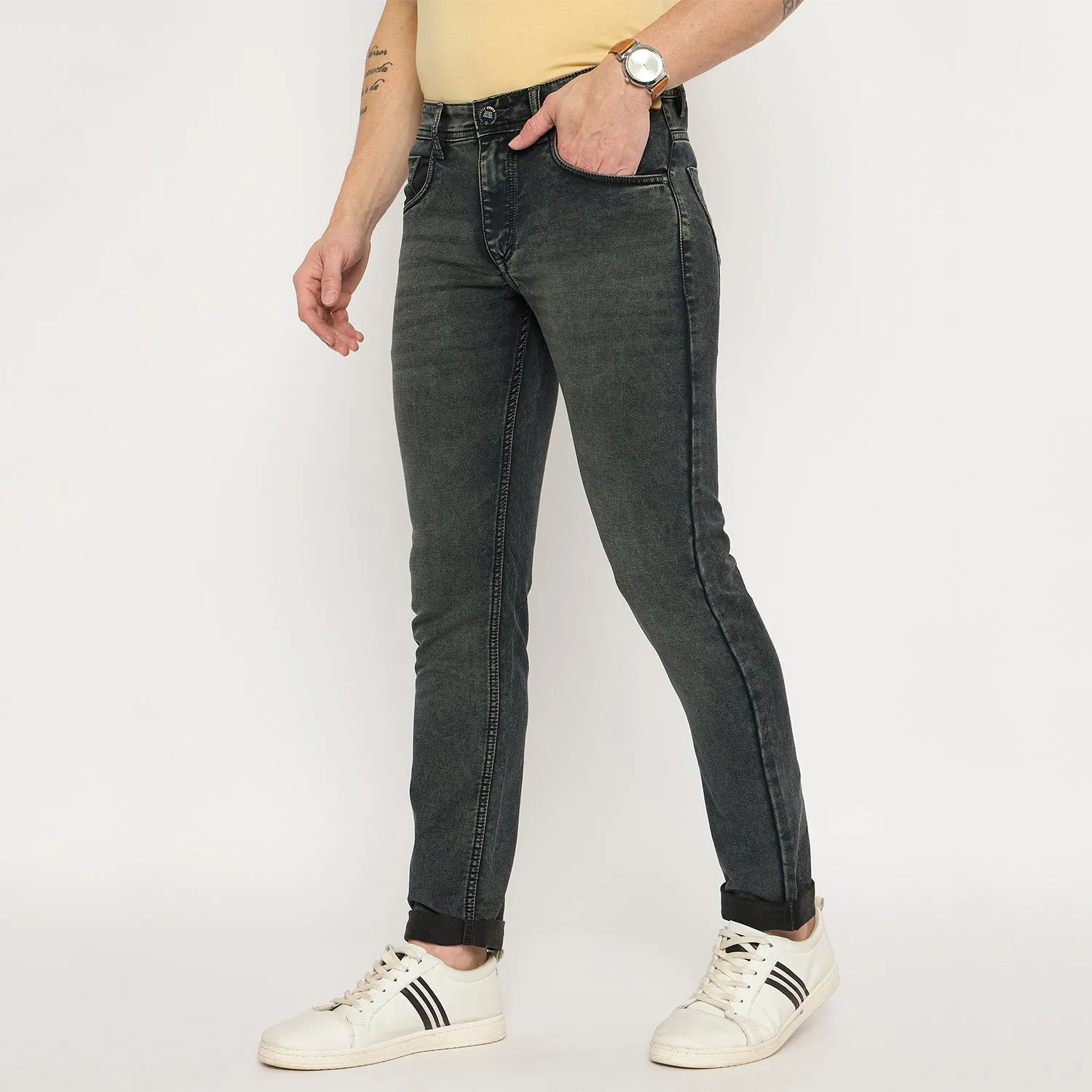 Duke Urban Men Slim Fit Stretchable Jeans (SDD5730S)