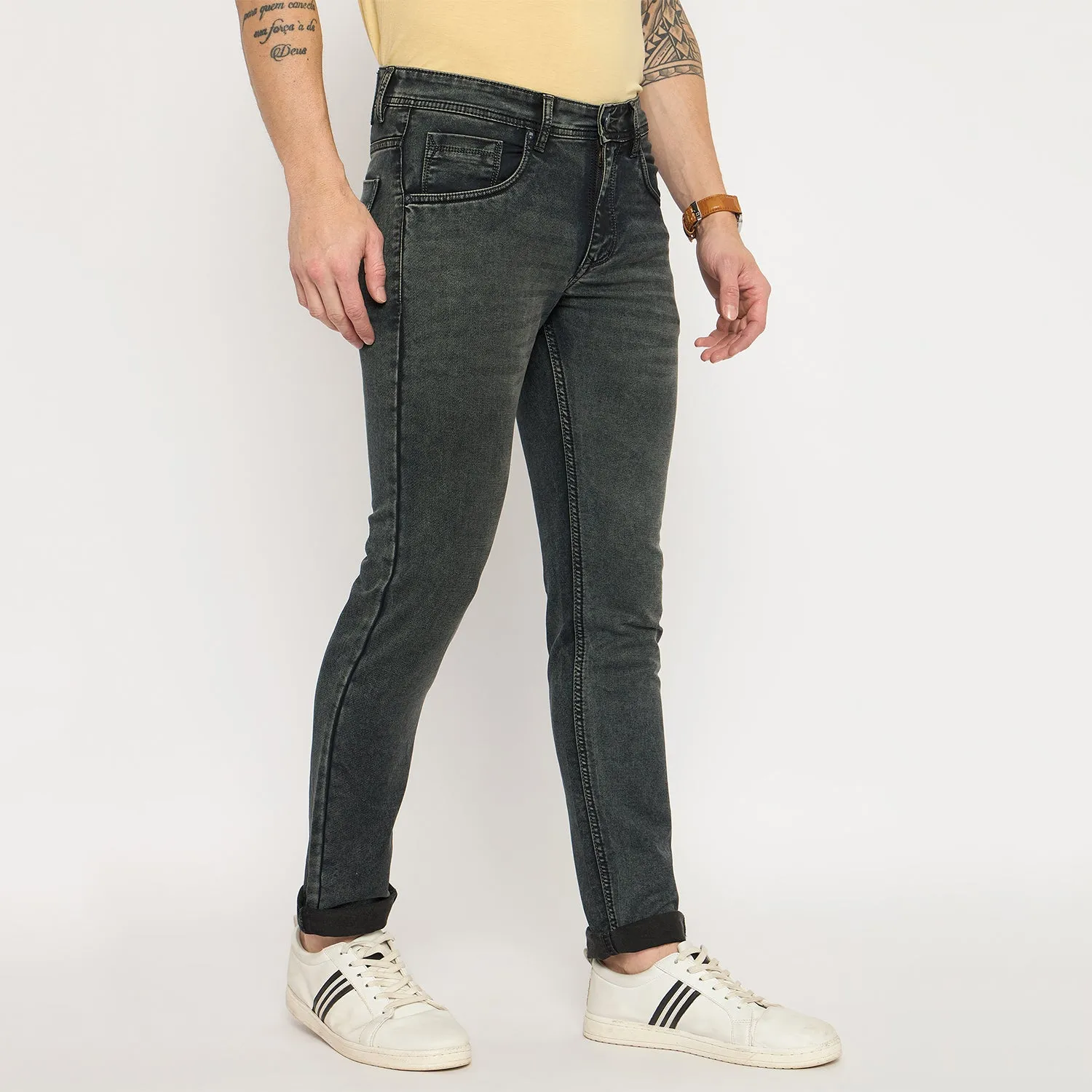 Duke Urban Men Slim Fit Stretchable Jeans (SDD5730S)