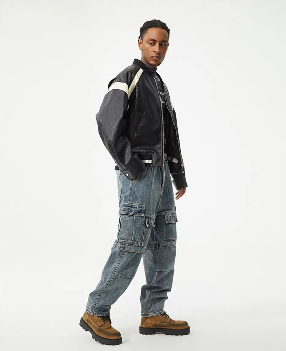 Durable Multi-Pocket Work Style Jean for Men