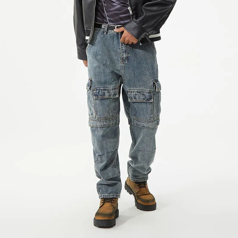 Durable Multi-Pocket Work Style Jean for Men