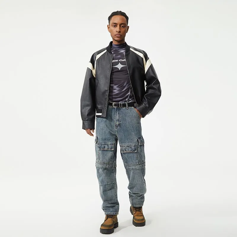 Durable Multi-Pocket Work Style Jean for Men