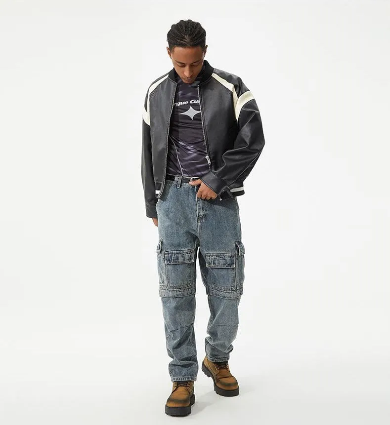 Durable Multi-Pocket Work Style Jean for Men