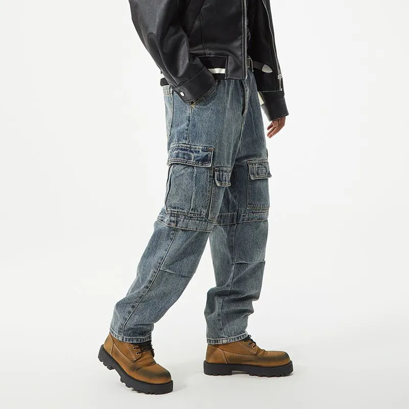 Durable Multi-Pocket Work Style Jean for Men