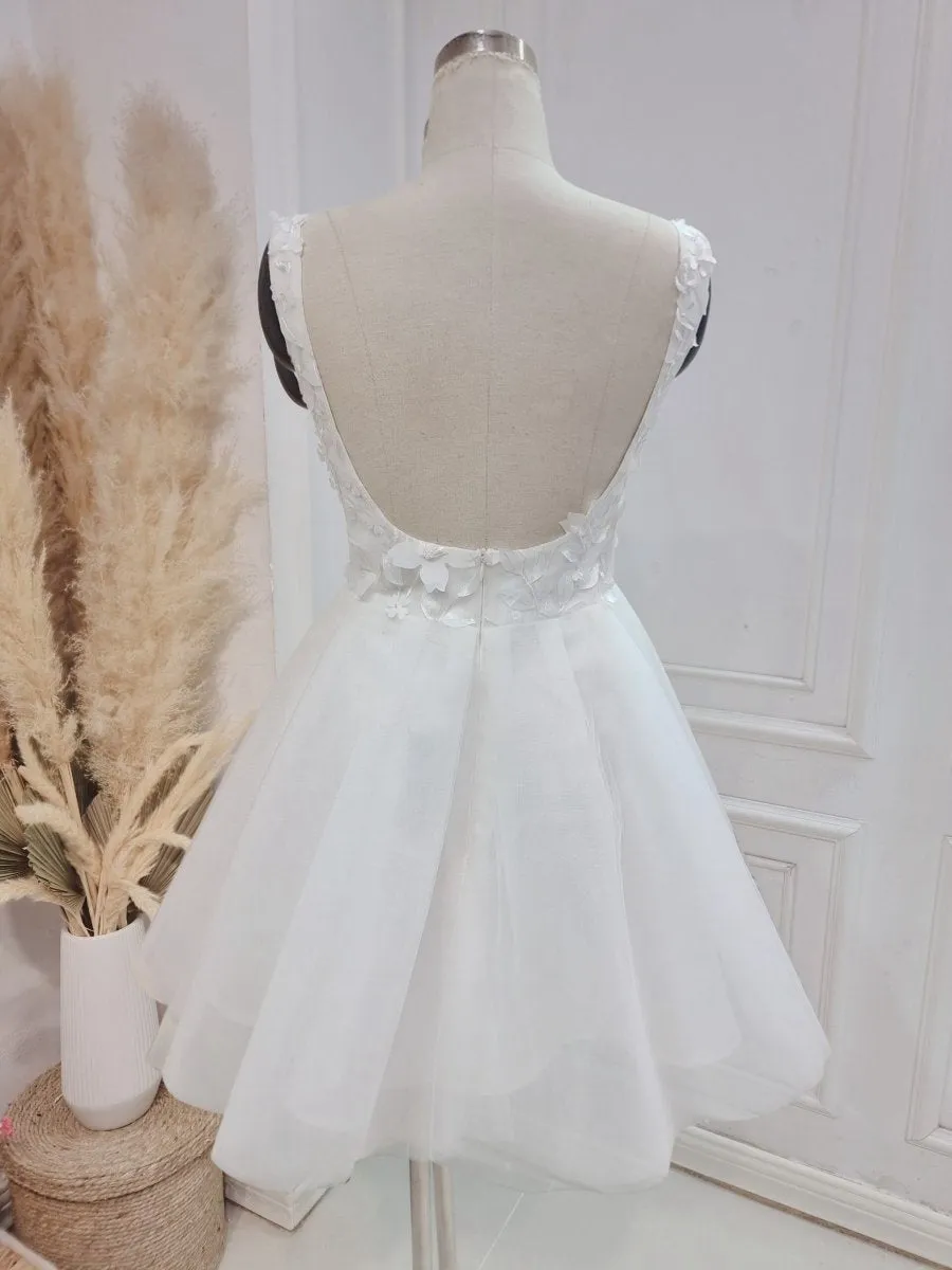 Elegant A-line Sweetheart Wedding Dresses with Lace