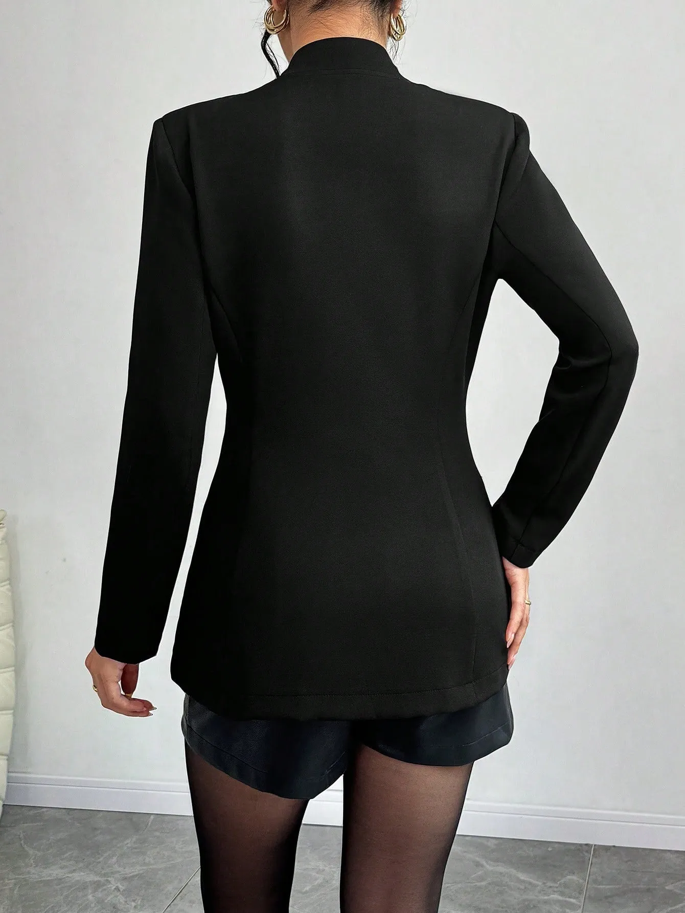 Elenzga Blazer Casual para Mujer en Cherry Vibes