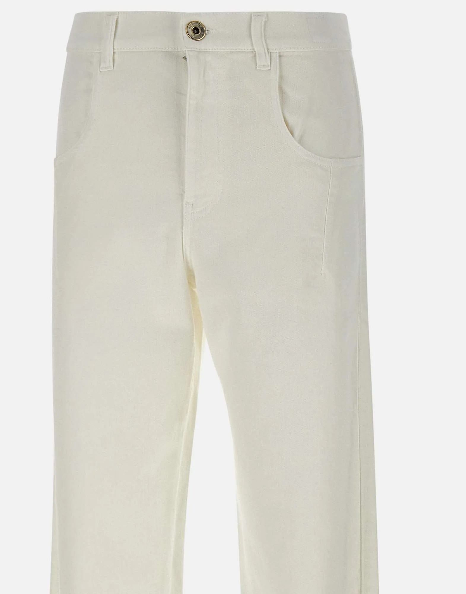 Elva vita stretch bomullsjeans