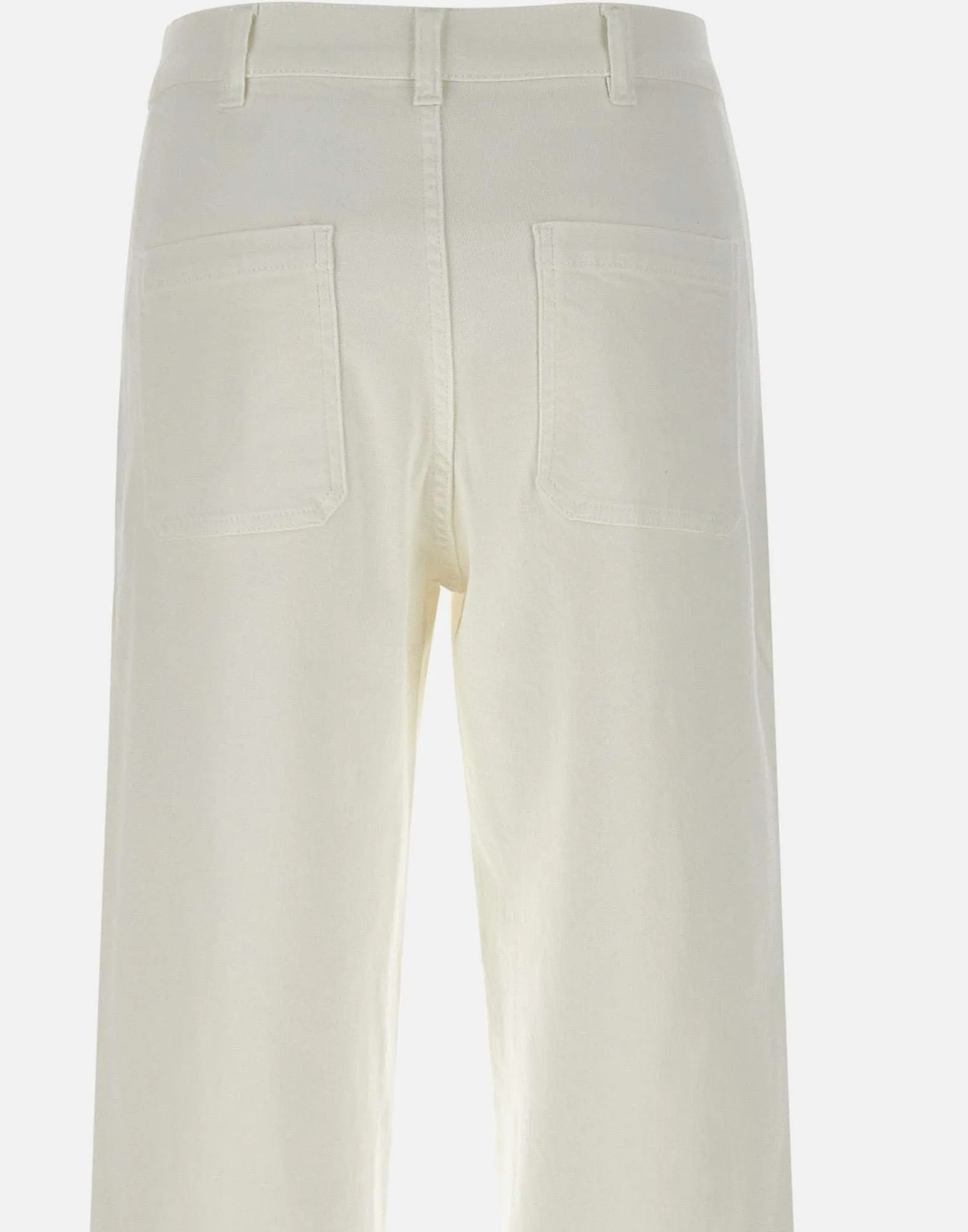 Elva vita stretch bomullsjeans