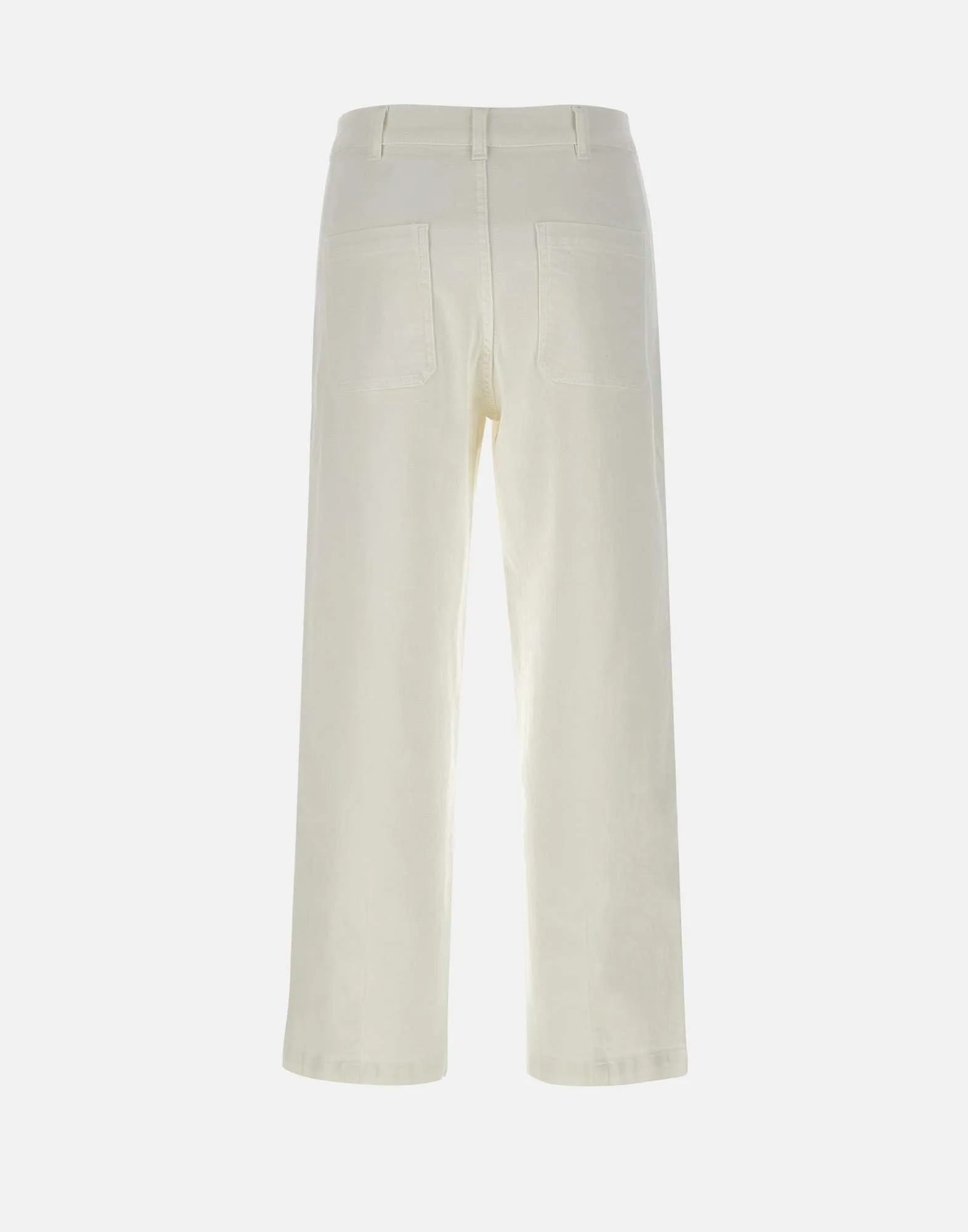 Elva vita stretch bomullsjeans