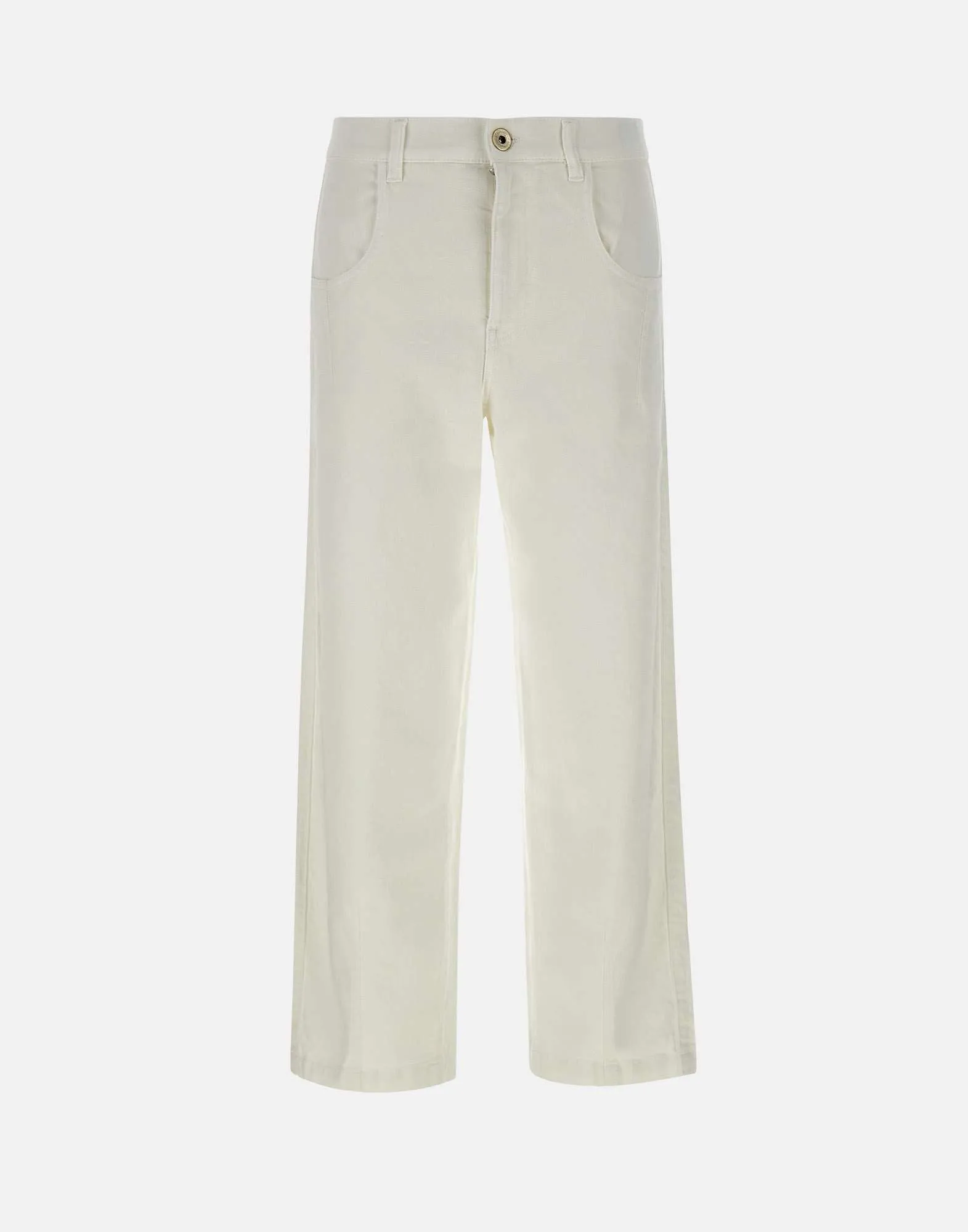 Elva vita stretch bomullsjeans