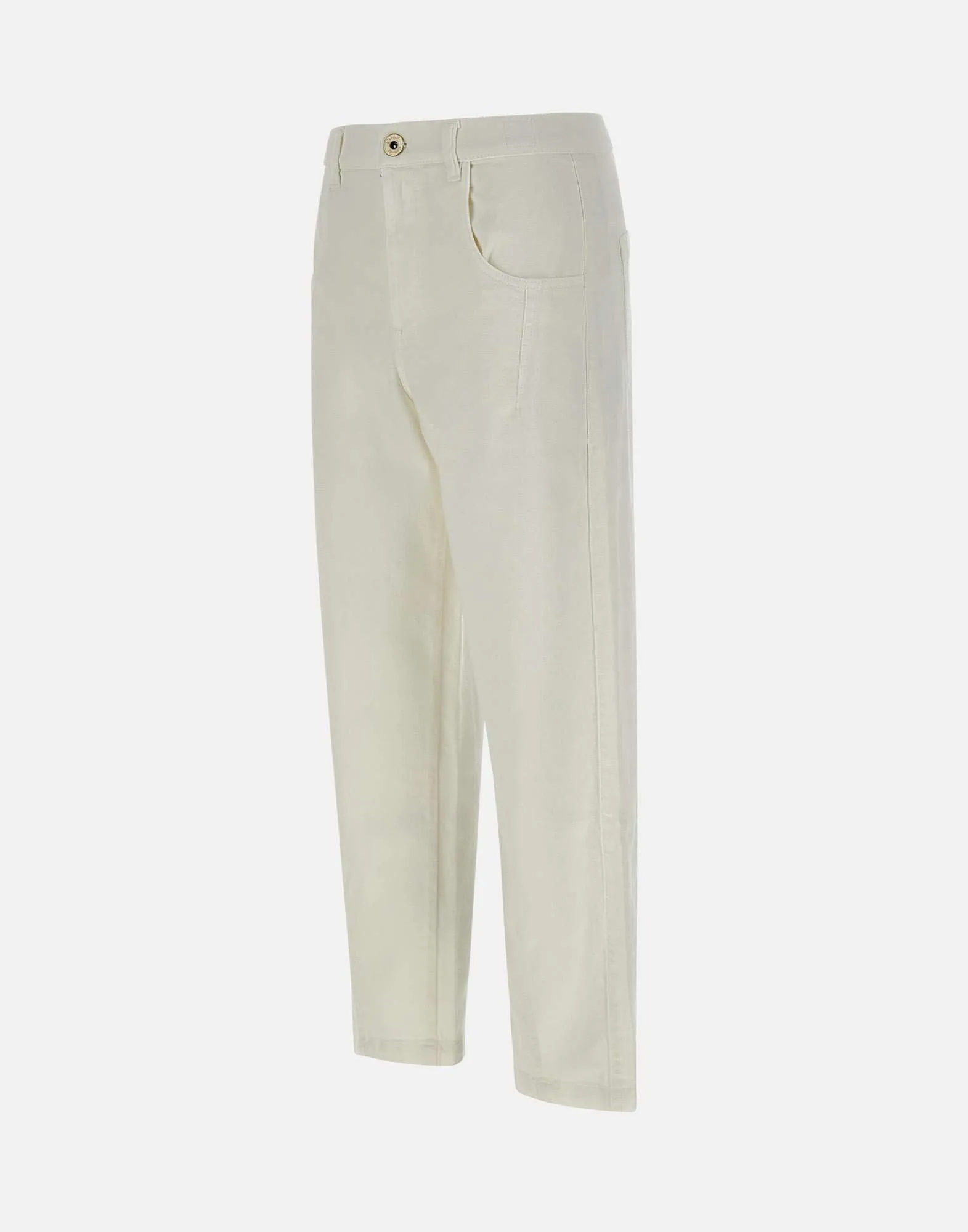 Elva vita stretch bomullsjeans