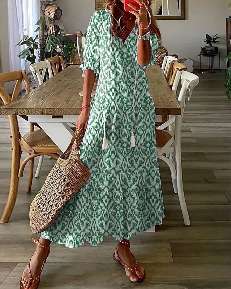 Esmie™ - Boho Chic Tummy-Control Dress