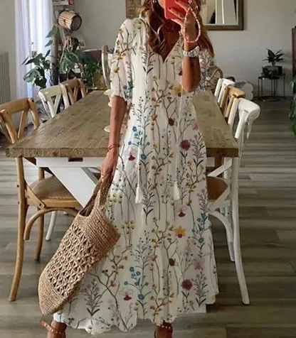 Esmie™ - Boho Chic Tummy-Control Dress