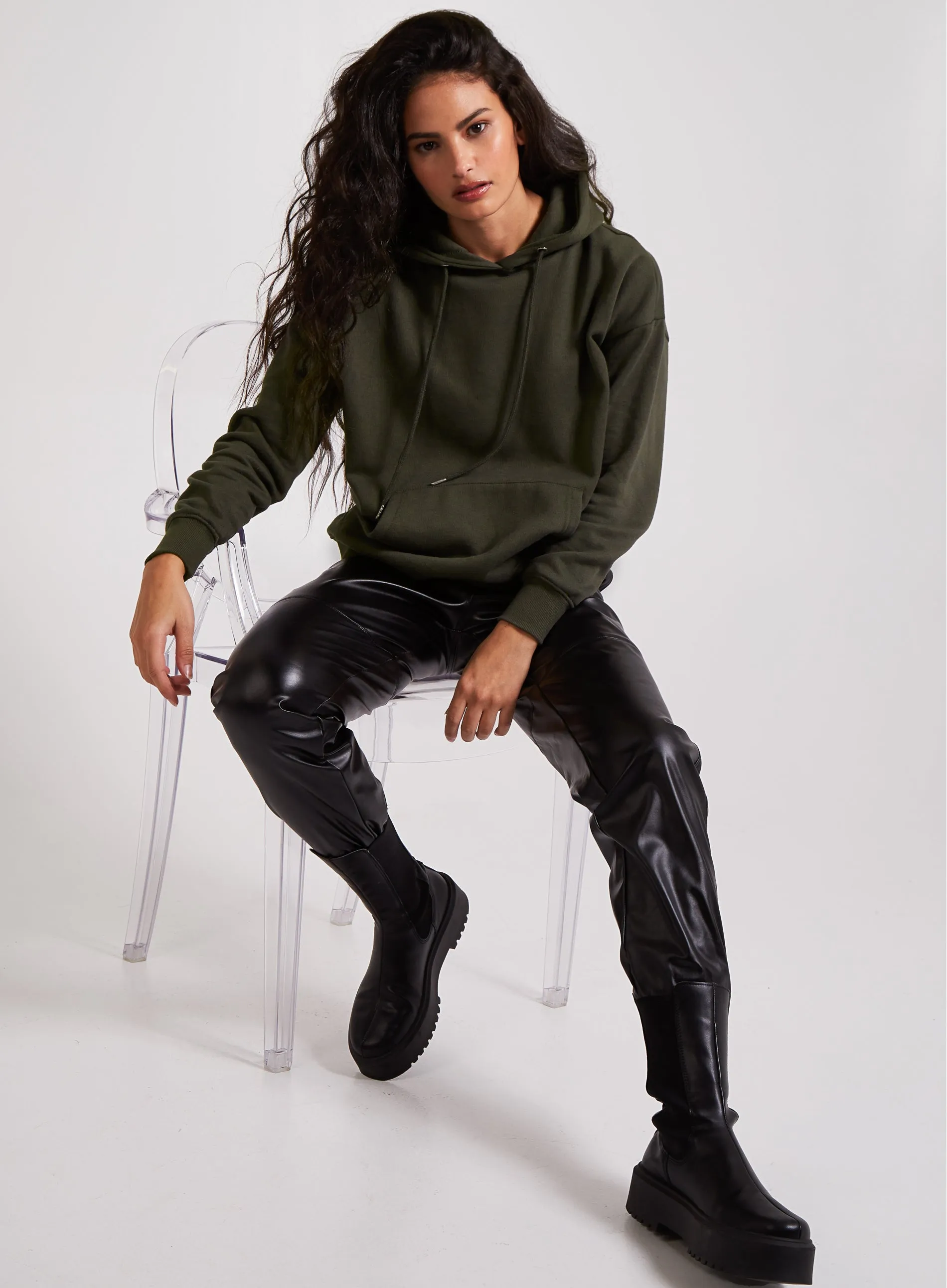 Essential Patch Pocket Hoodie