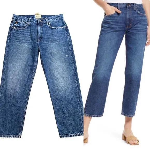 Etica Rhea Mid Rise Straight Denim Jeans sz 30 New