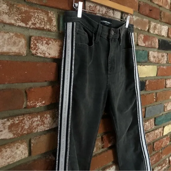 Etienne Marcel Athletic Stripe Slim Straight Jeans