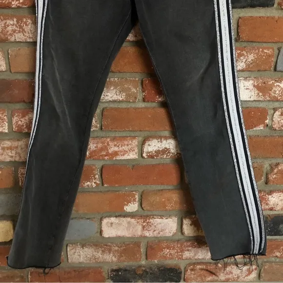 Etienne Marcel Athletic Stripe Slim Straight Jeans