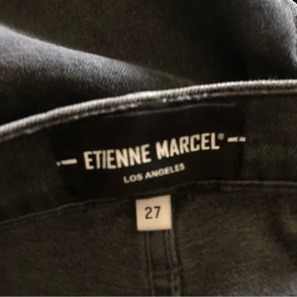 Etienne Marcel Athletic Stripe Slim Straight Jeans