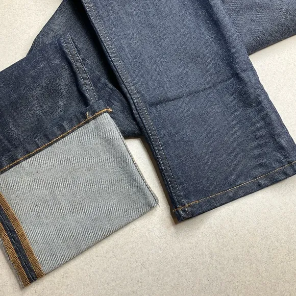 Everlane The High Rise Straight Jean 26 Regular Dark Rinse Cuff‎ NWT