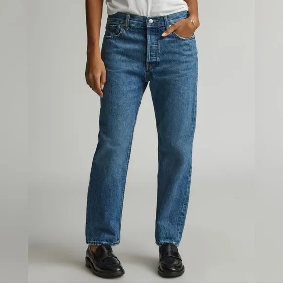 Everlane the relaxed straight jean size 28 long