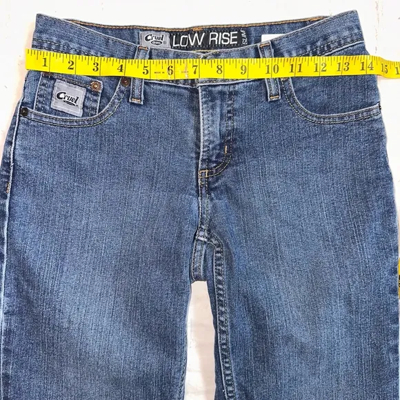 Excellent Condition Women’s Size 01 Reg Cruel Girl Low Rise Slim Denim Jeans