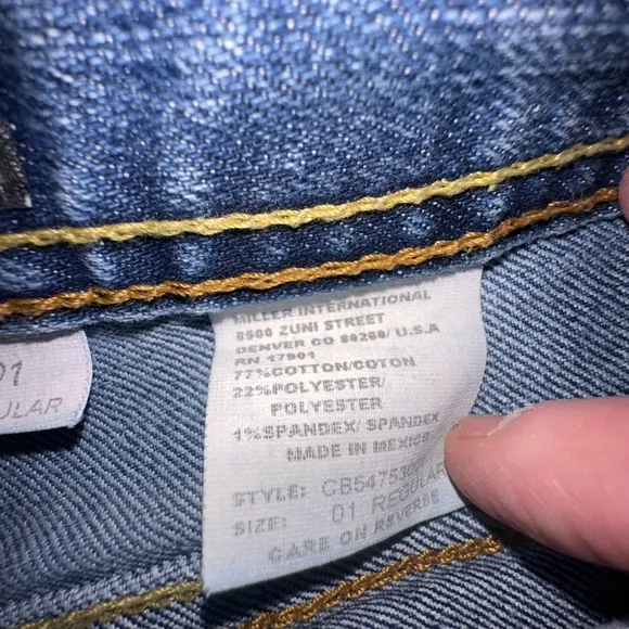 Excellent Condition Women’s Size 01 Reg Cruel Girl Low Rise Slim Denim Jeans