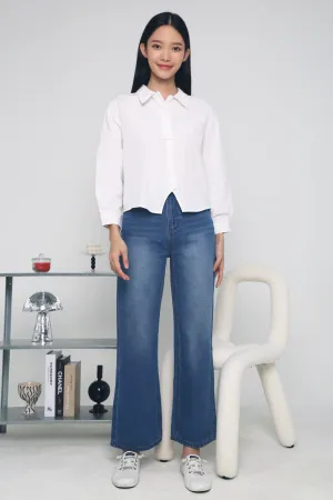 Ezzy Wide Leg Denim Jeans