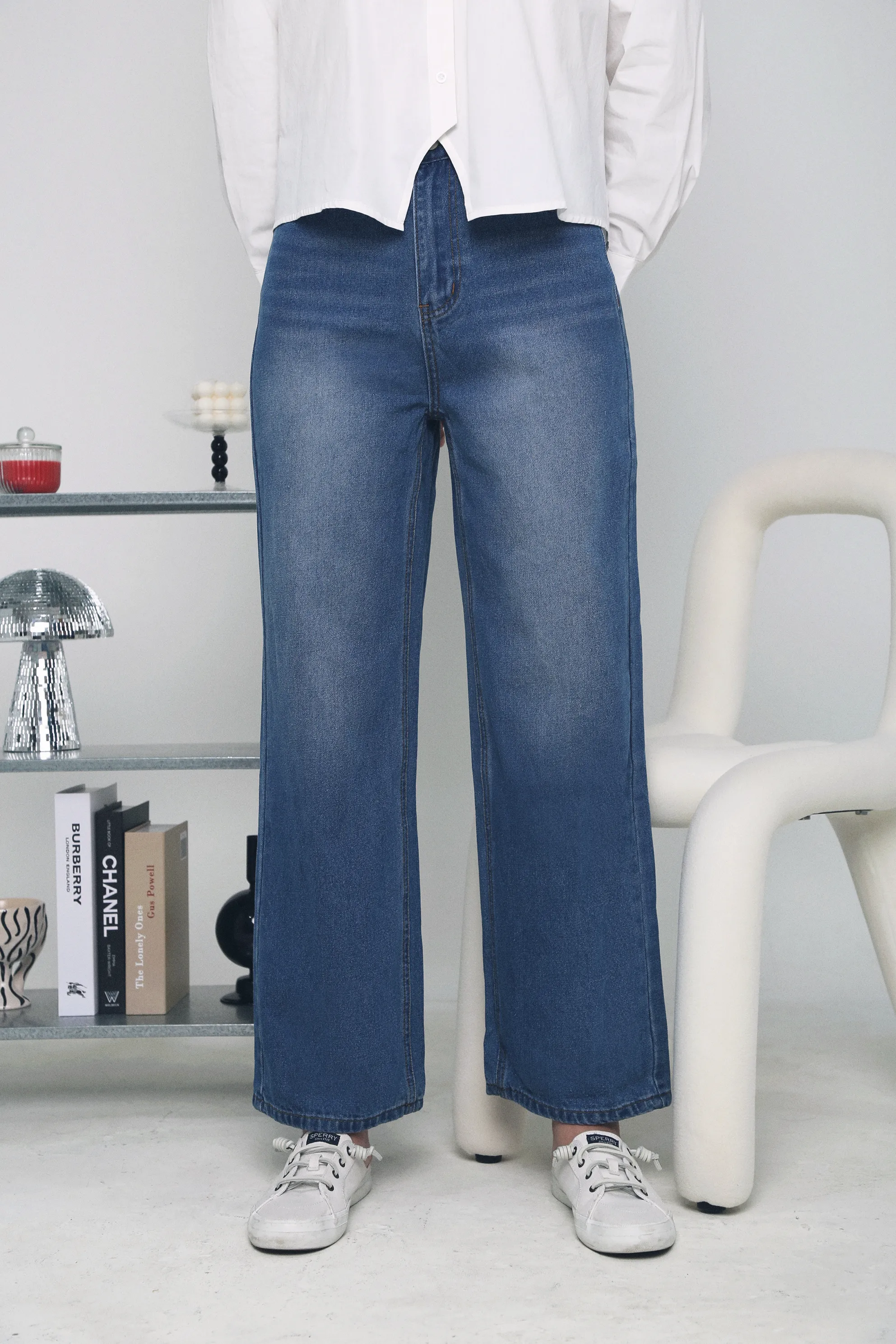 Ezzy Wide Leg Denim Jeans