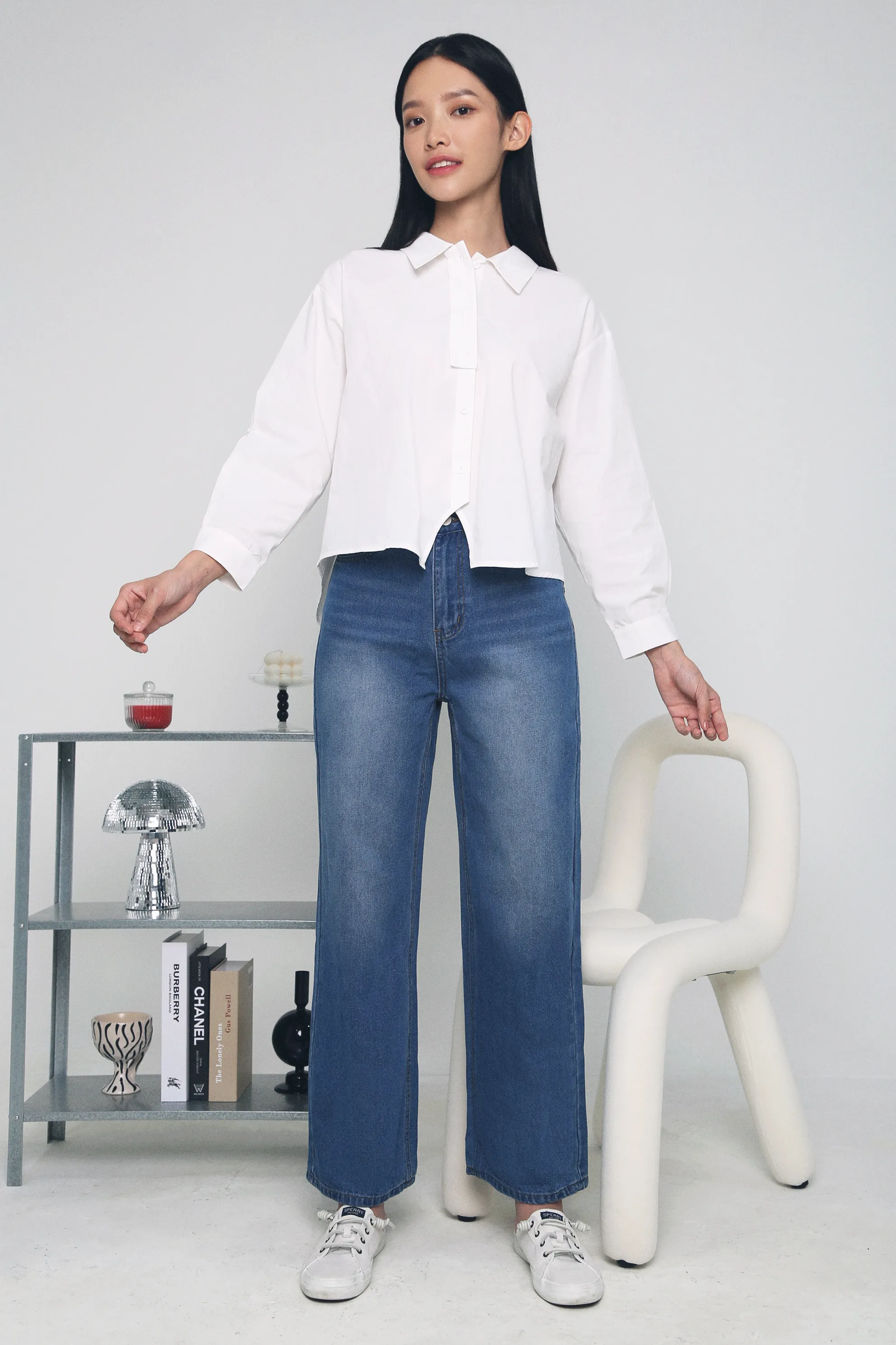 Ezzy Wide Leg Denim Jeans