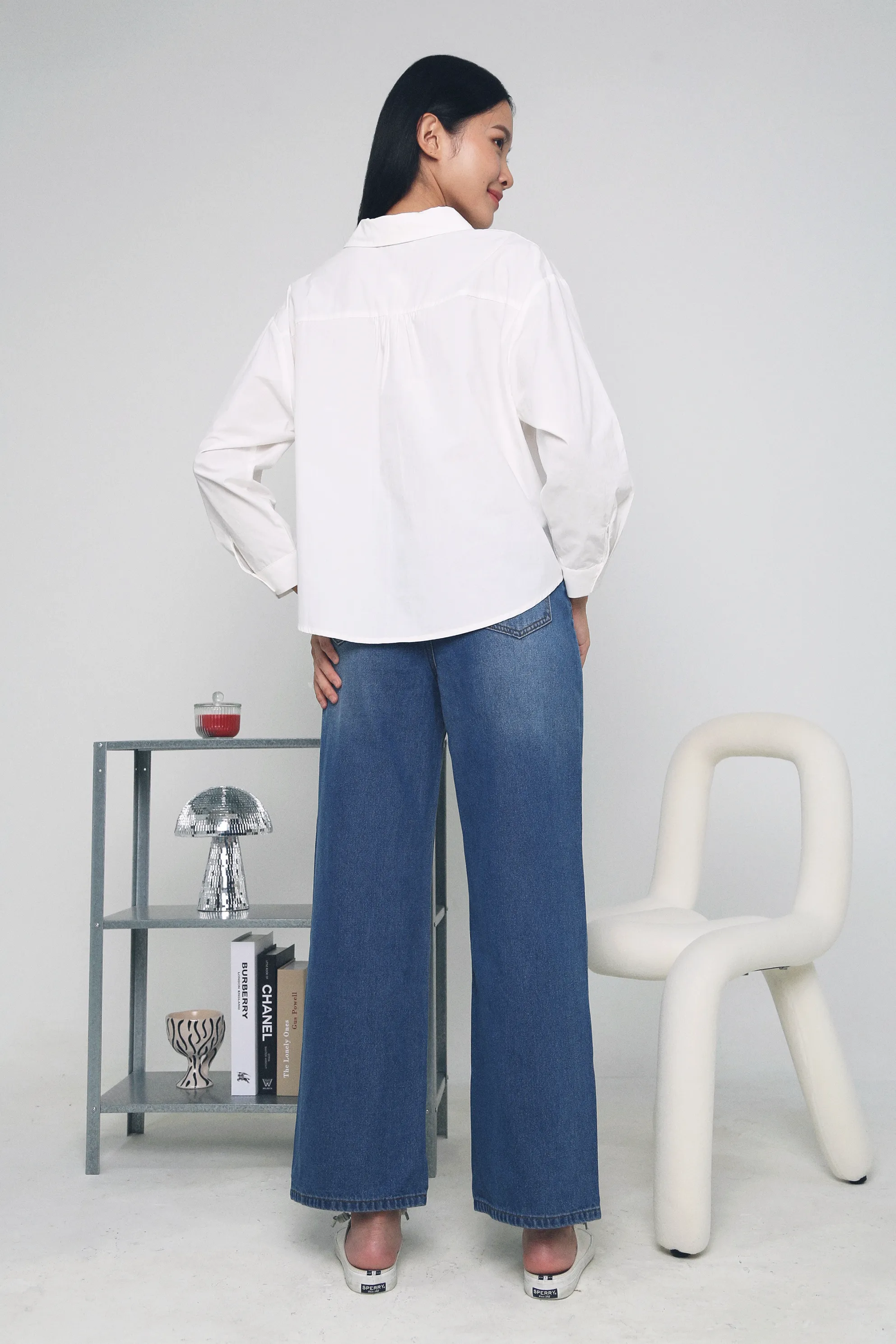 Ezzy Wide Leg Denim Jeans