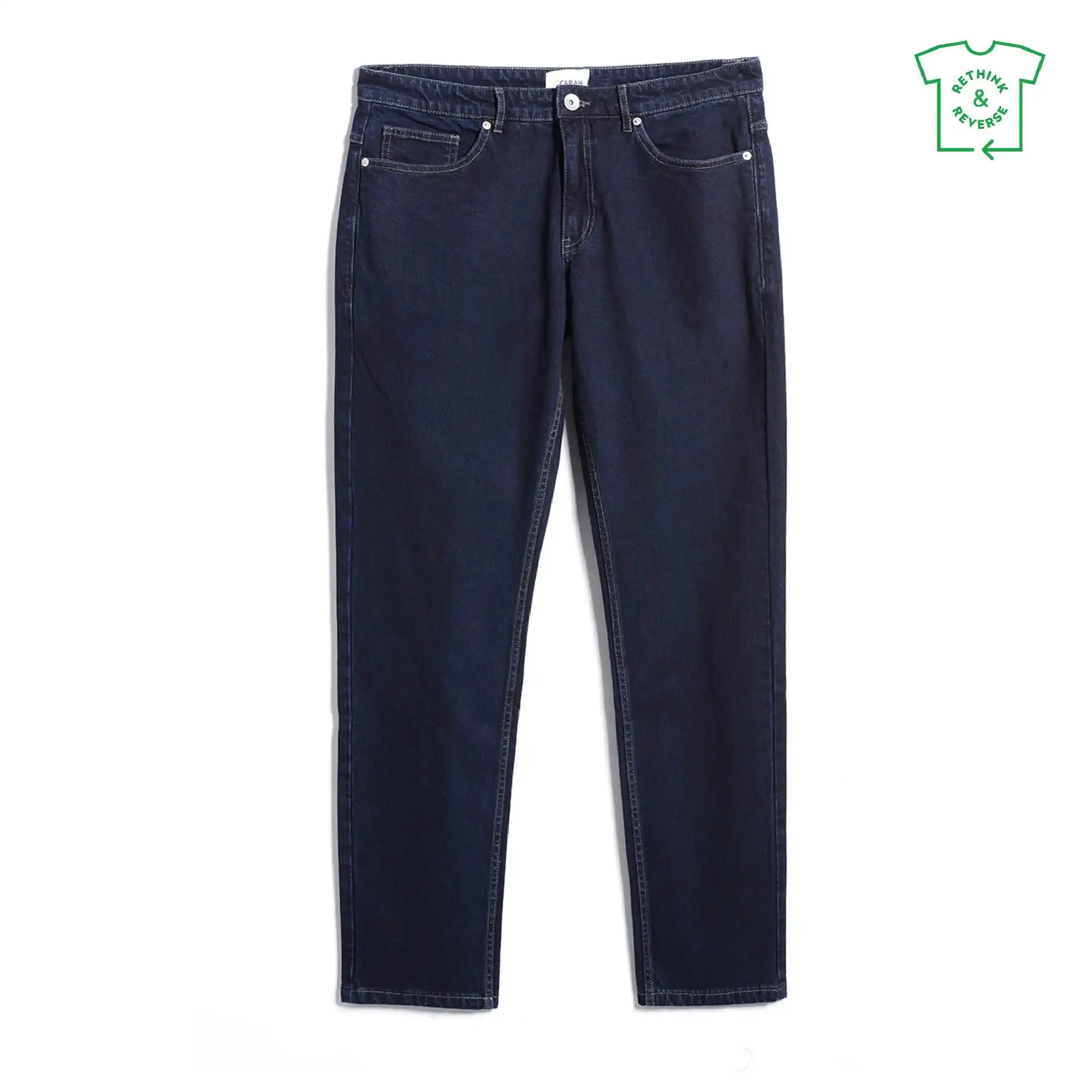 Farah Men's Jeans Elm Slim Fit Rinse Wash Dark Blue