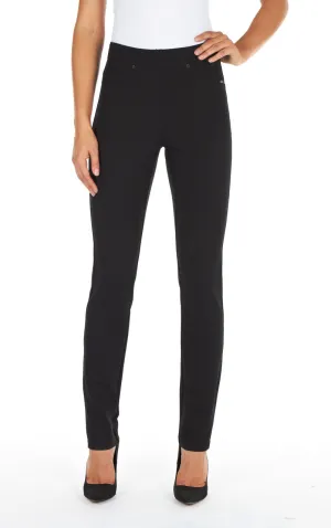 FDJ LOVE PREMIUM DENIM PULL-ON SLIM JEGGING - Black