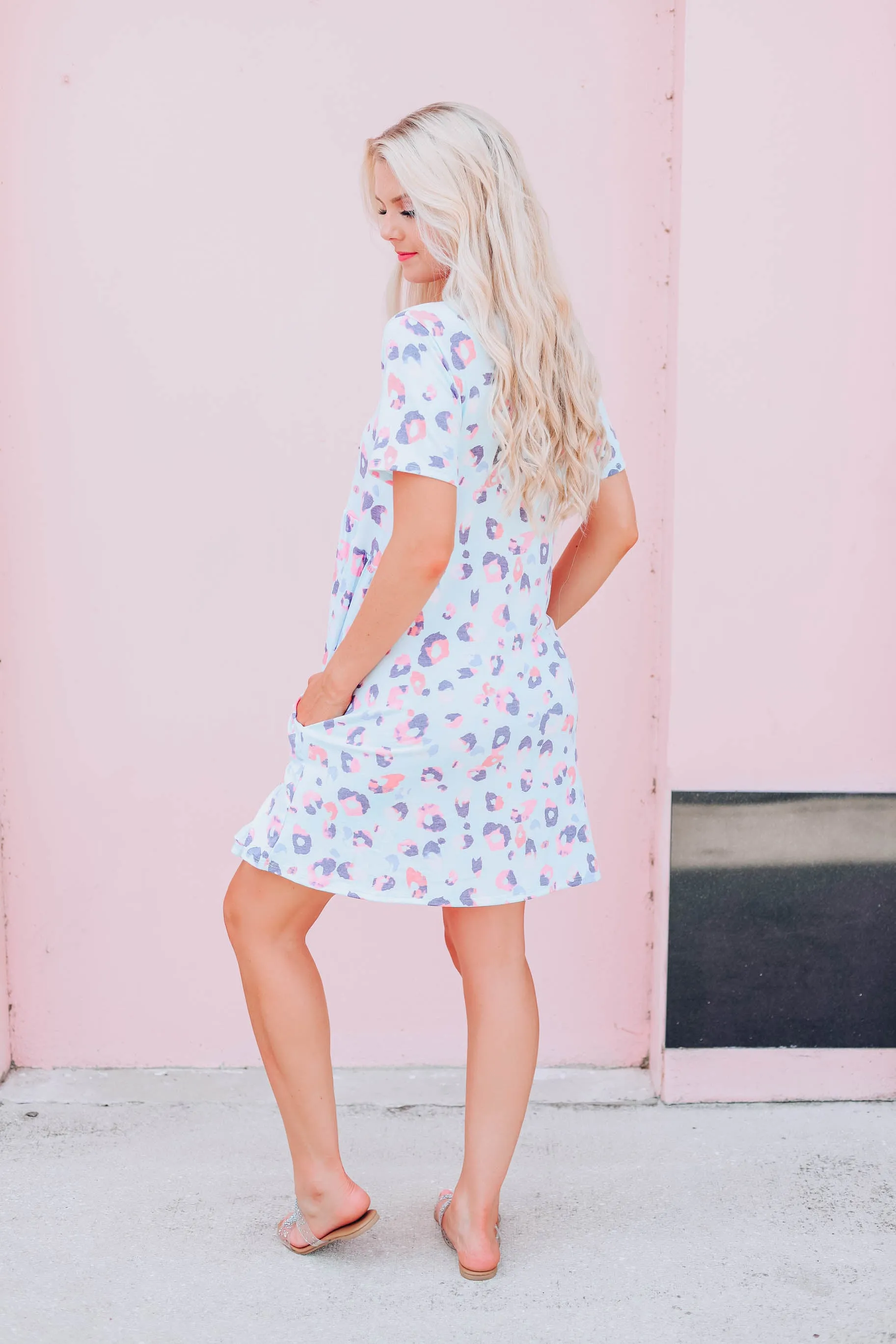 Flaunt It Baby Doll Dress - Blue